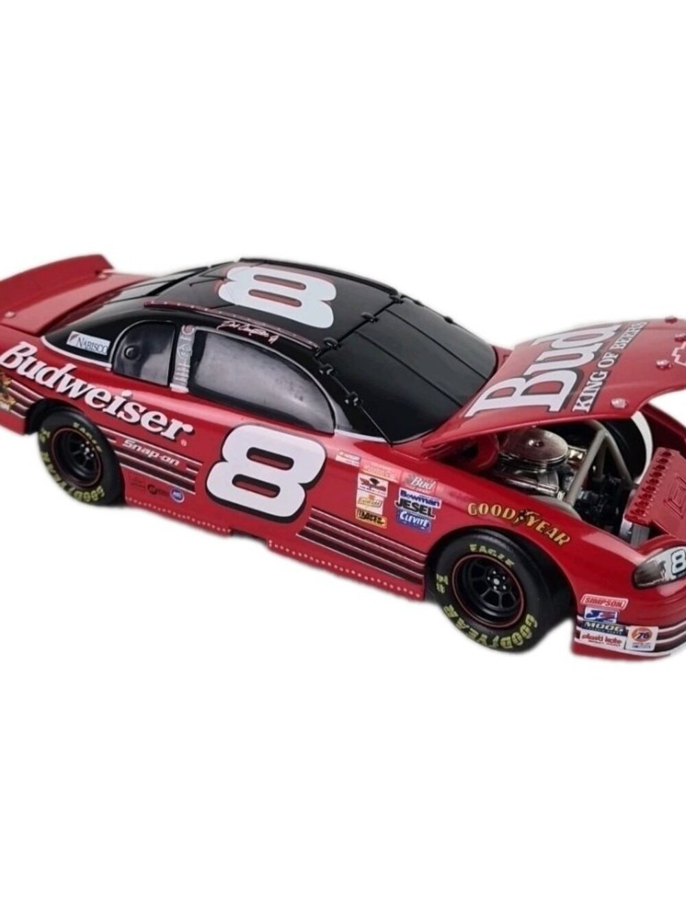 Dale Earnhardt Jr Action 1:24 Diecast 1999 #8 Budweiser Black Roof Bank Car